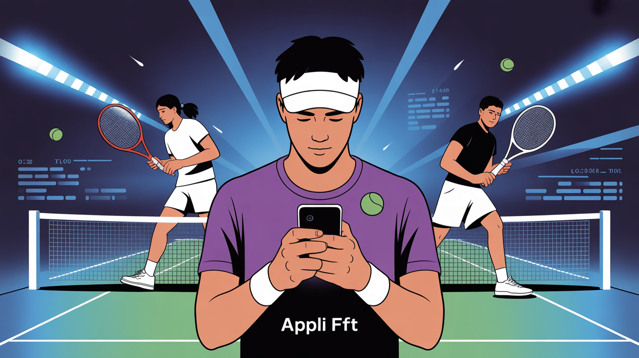 appli fft source d'information de qualité joueurs consultent smartphone