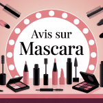 avis sur mascara table de maquillage moderne avec mascaras ouverts
