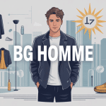 bg homme jeune homme stylé illustration urbaine