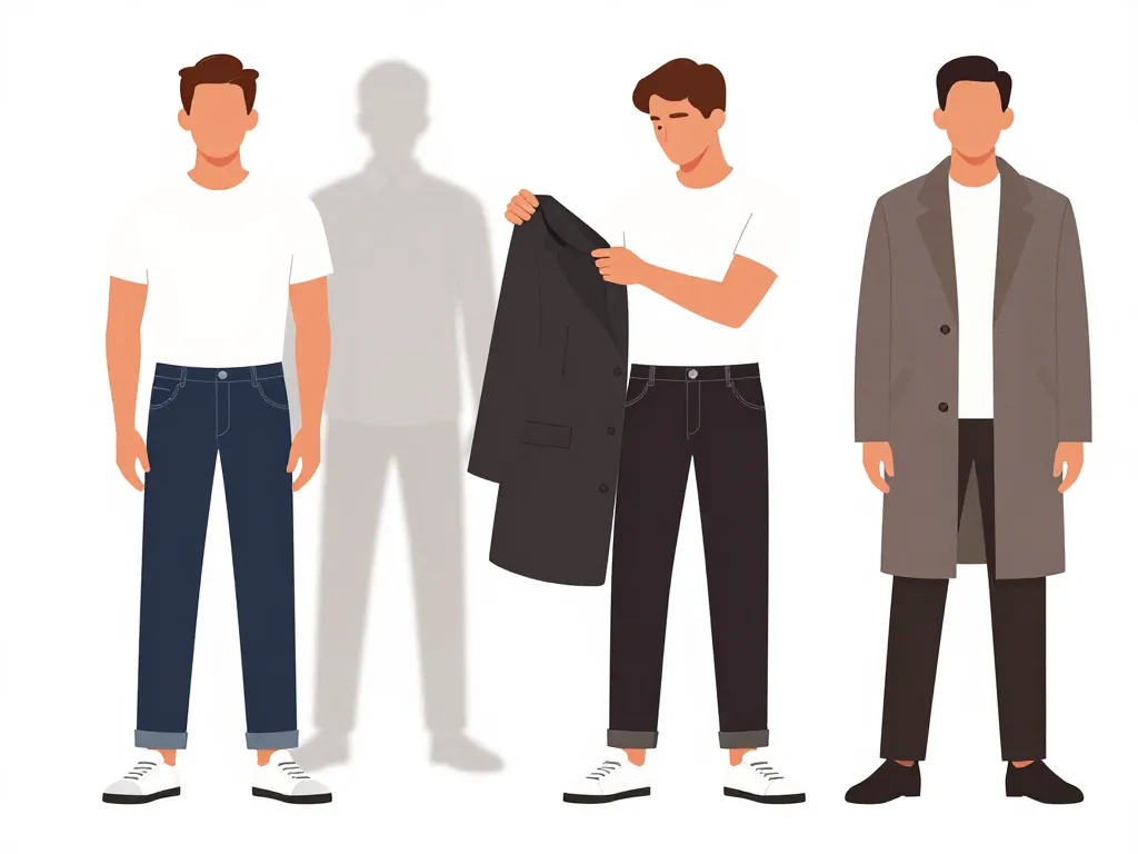 bg homme choix vêtements élégants essentiels