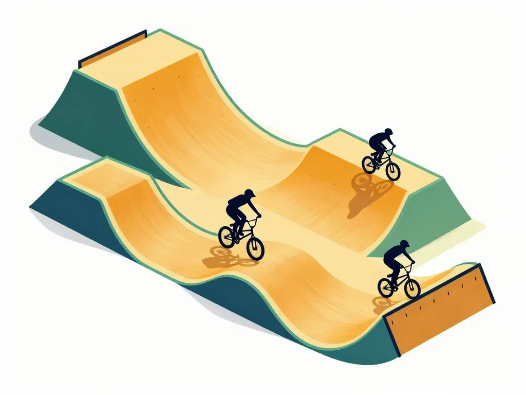 schéma bmx track structure obstacles