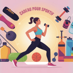 illustration cadeaux pour les sportifs diversité sports