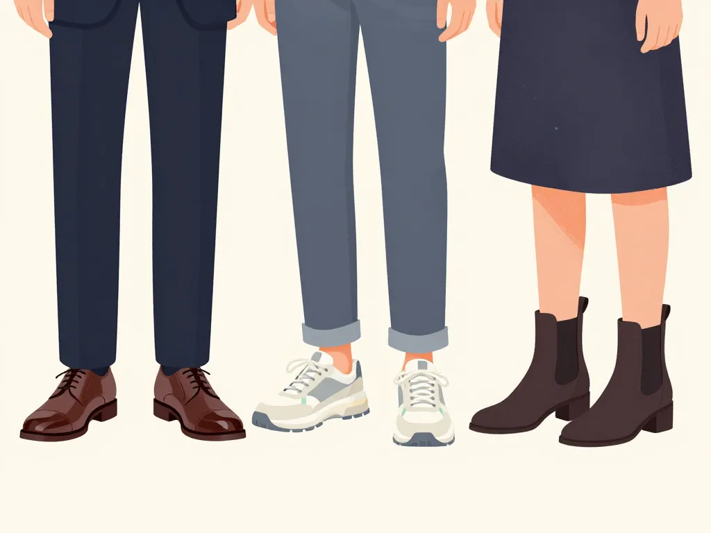 illustration chaussure homme pour grandir mode