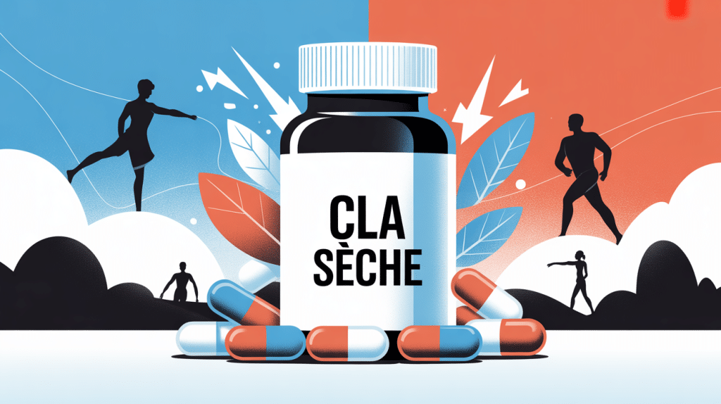illustration CLA sèche capsules perte de graisse
