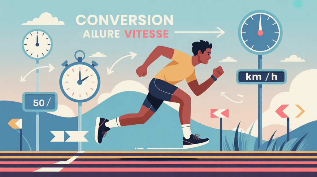 conversion allure vitesse coureur transition unités