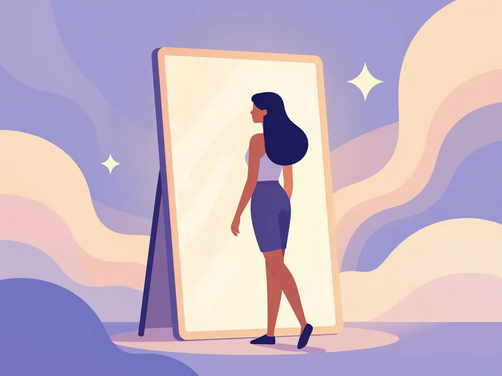 corps skinny confiance acceptation miroir