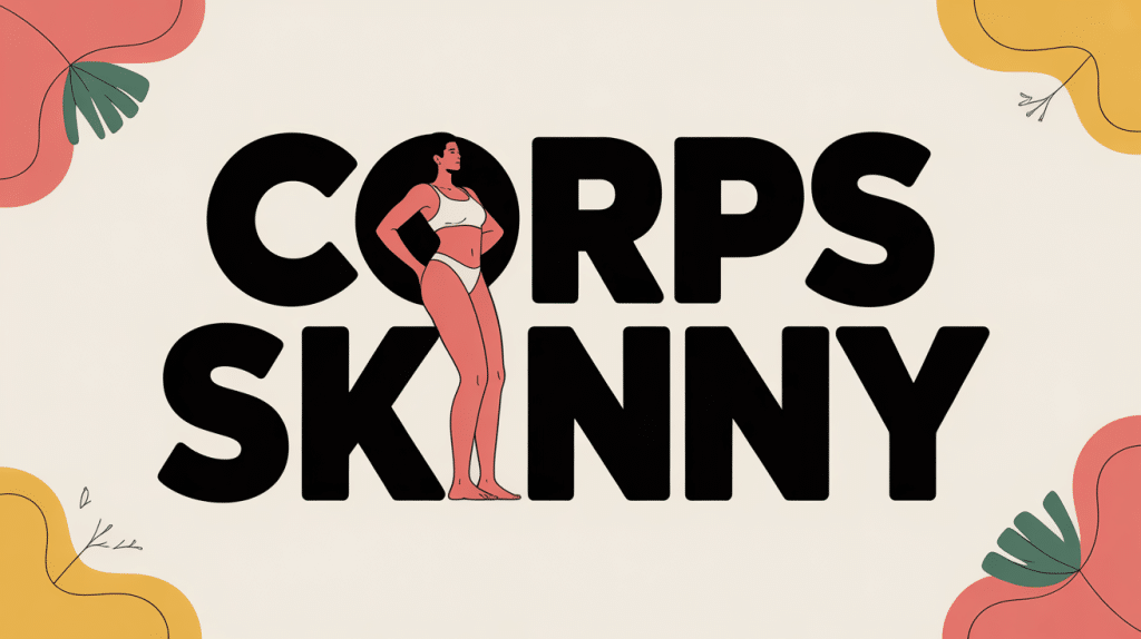 illustration corps skinny confiance santé