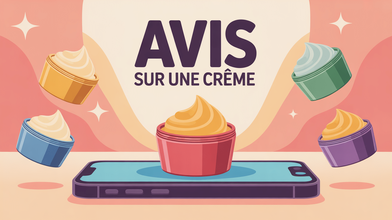 crème avant avis smartphone et pots de crème
