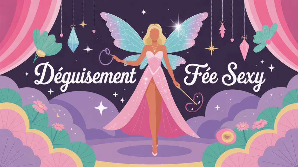illustration déguisement fée sexy ambiance féérique