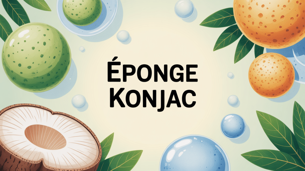 éponge konjac avis dermatologue et bienfaits sur la peau