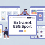 interface extranet esg sport portail digital moderne