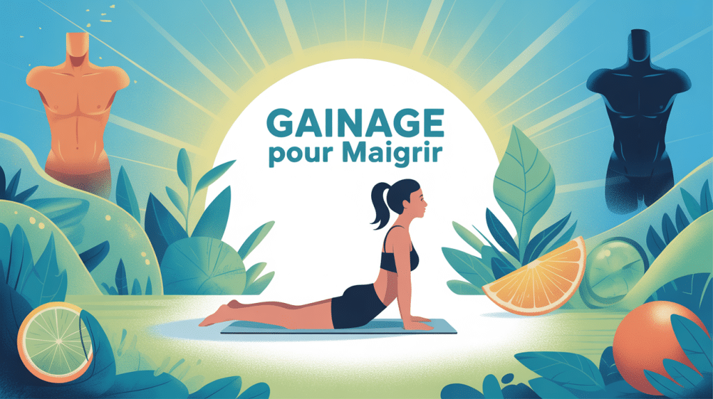 Illustration gainage qui fait maigrir