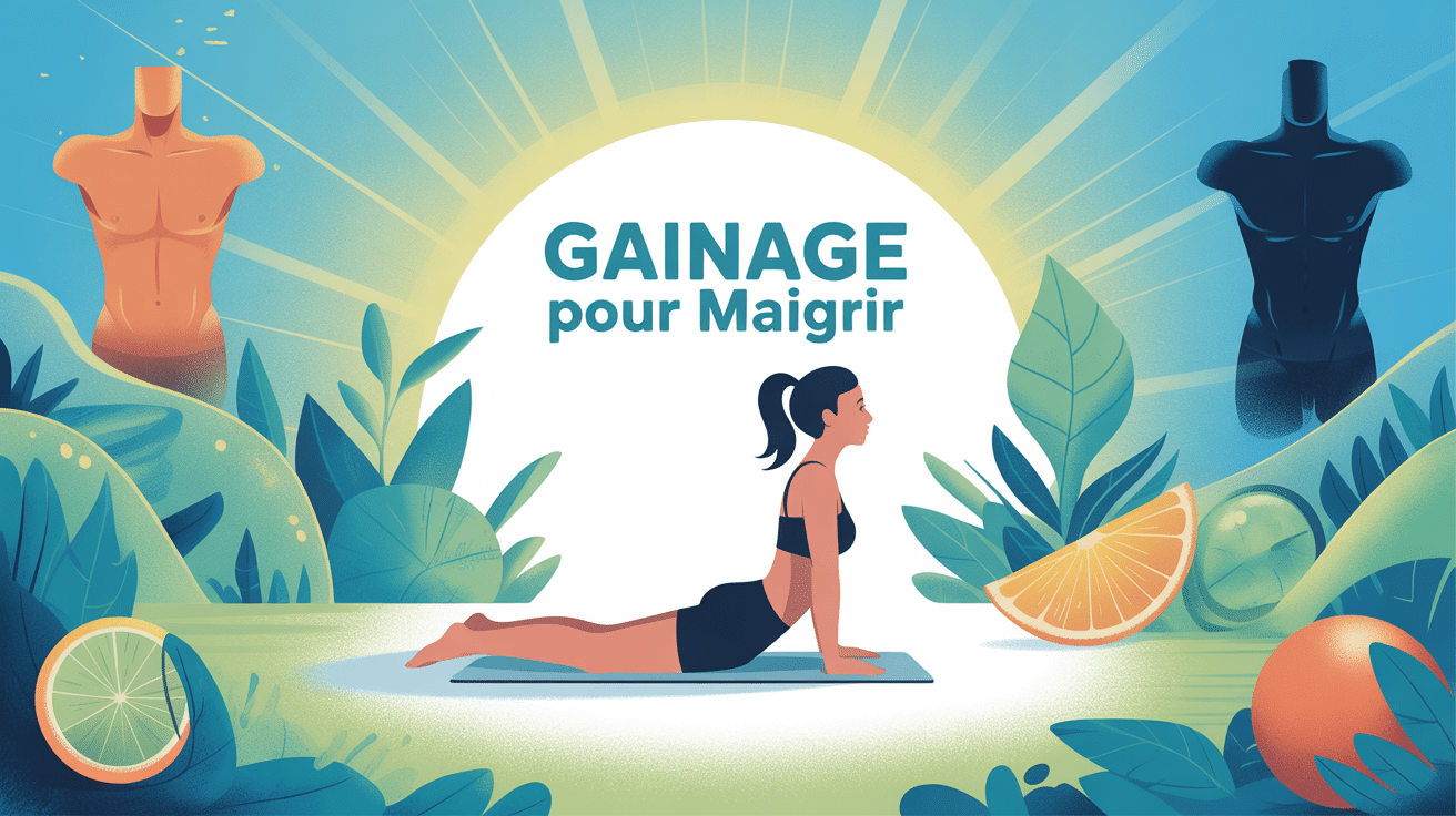 Illustration gainage qui fait maigrir