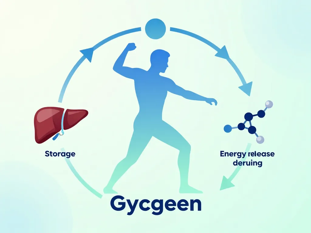 glyco clean schéma cycle glycogène métabolisme