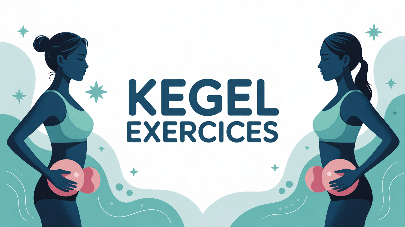Illustration kegel exercices bien-être pelvien