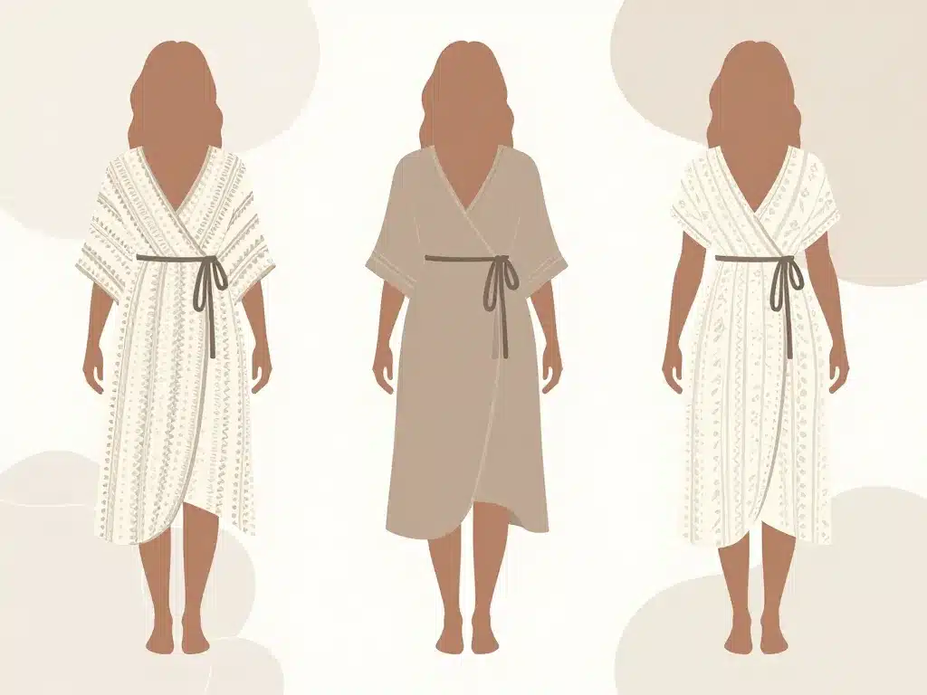 diagramme morphologie ma boheme robe portefeuille silhouettes variées