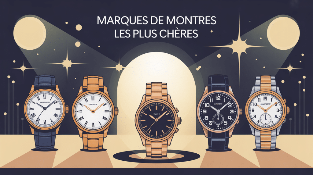 marque de montre les plus cher illustration luxe horlogerie