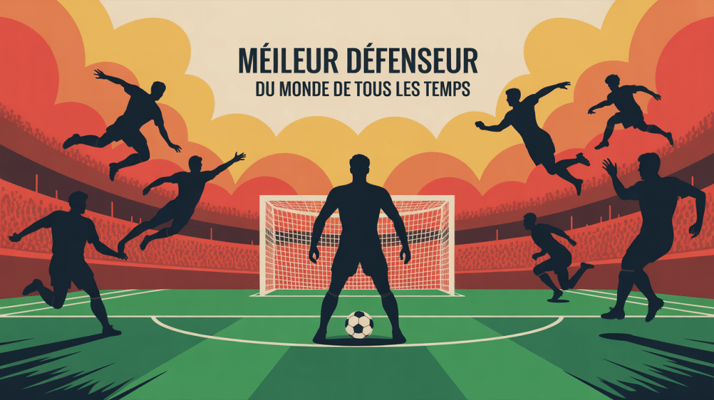 meilleur défenseur du monde de tous les temps illustration légendes football