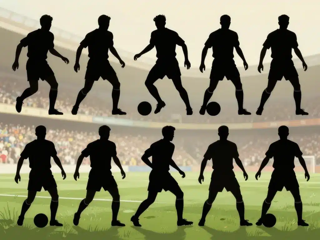 meilleur défenseur du monde de tous les temps silhouettes légendes