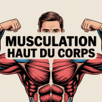 Illustration musculation haut du corps équilibre
