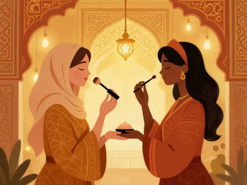 symboles et culture du maquillage marocain