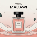 illustration flacon parfum madawi style oriental moderne