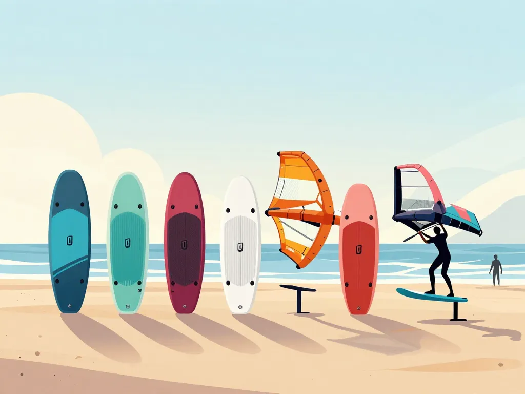 planche foil différents modèles et usages