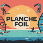 planche foil modèles et riders sur plage