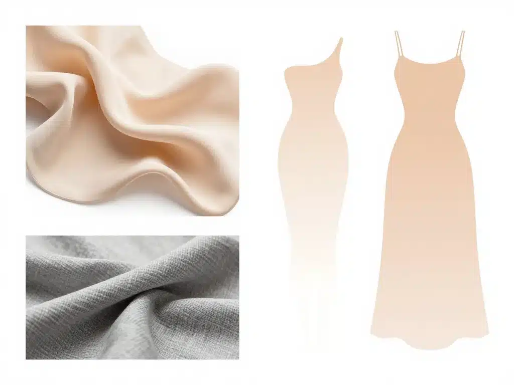 détails matières quelle robe quand on a du ventre tissus fluides