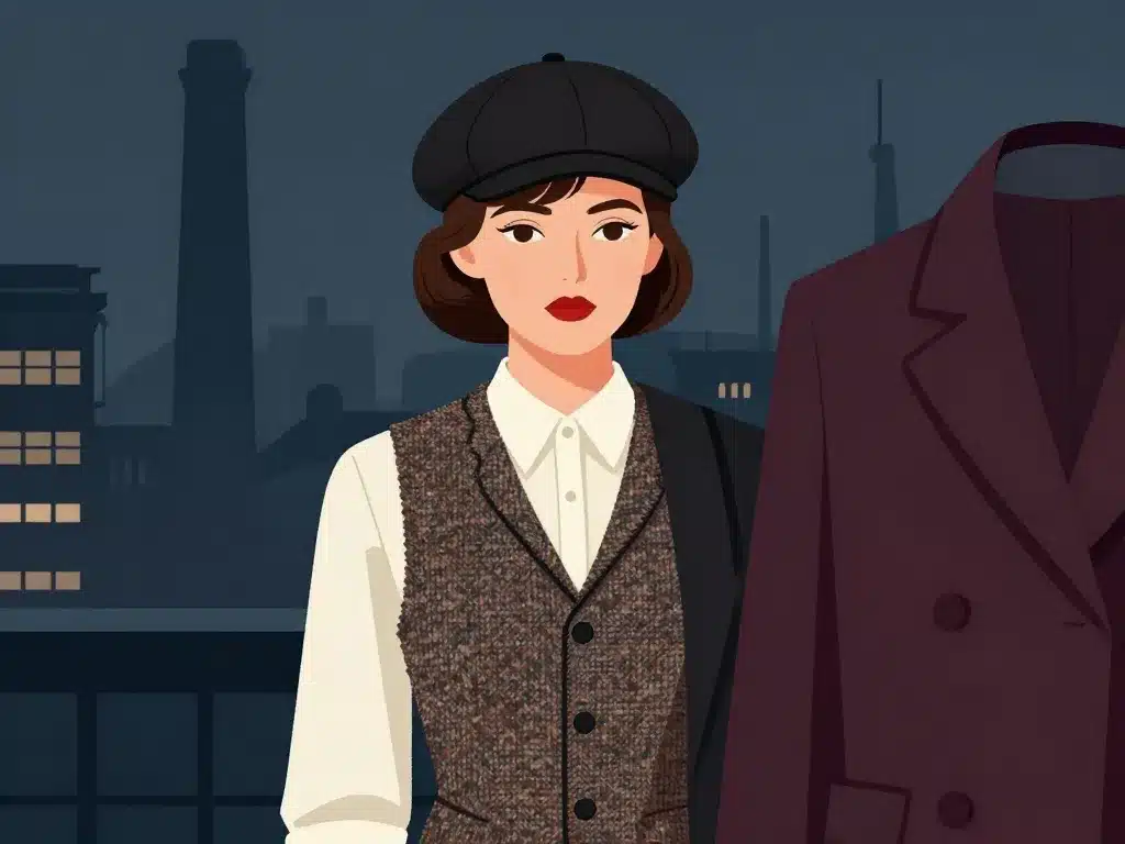 style peaky blinders femme éléments mode rétro
