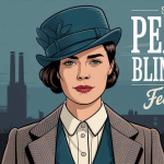 style peaky blinders femme vue rétro modernisée