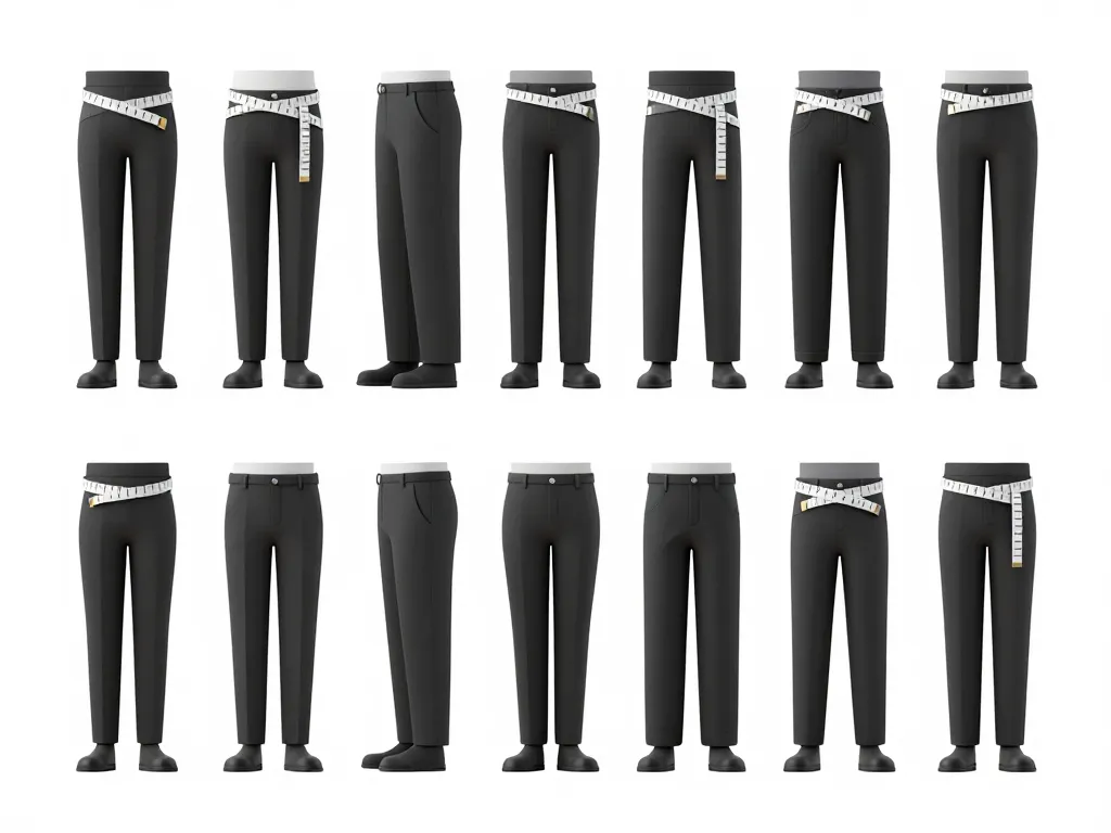 tableau des mensurations homme pantalon mesures cuisses hanches taille