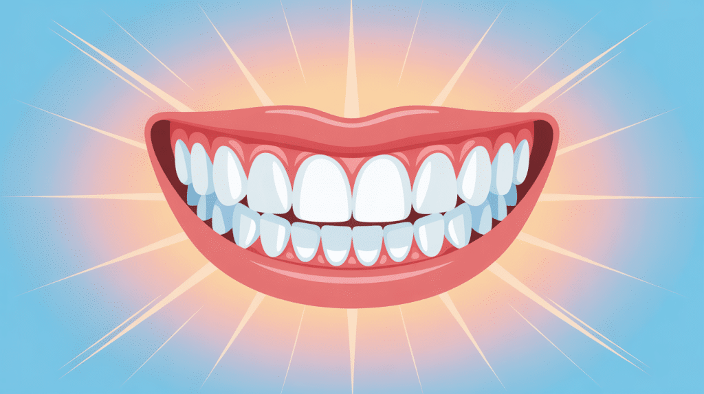 WeSmile avis bouche souriante blanchiment à domicile illustration