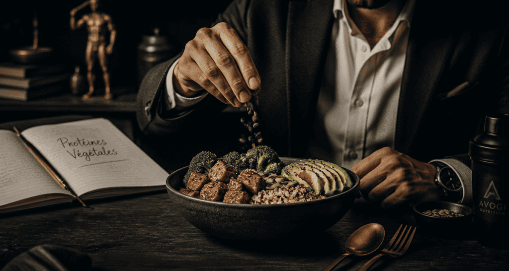 bowl proteines vegetales pour maigrir sur table bois