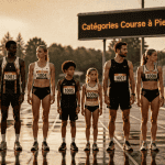 Catégorie course à pied 2024 sur piste, coureurs de tous âges