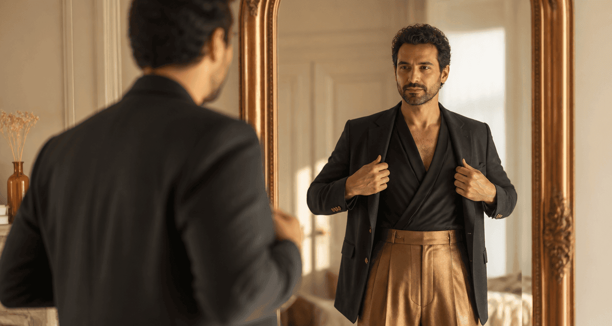 comment s habiller quand on a du ventre homme blazer palazzo