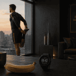 courir avant ou apres manger coureur s’étire matin