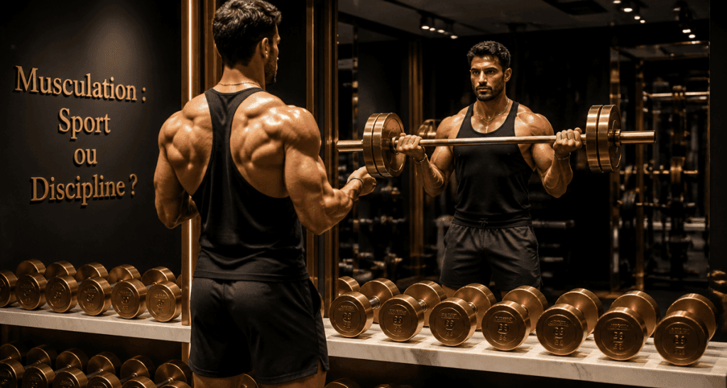 la musculation est elle un sport athlète soulève barre salle