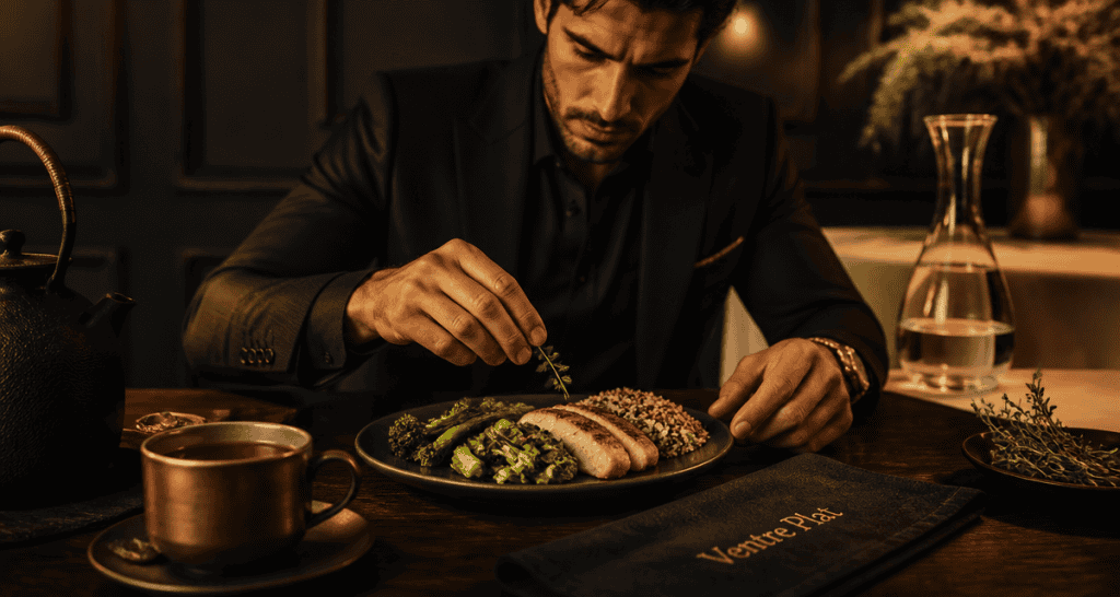 maigrir du ventre alimentation assiette saine homme