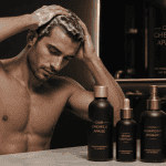 Meilleur shampoing dermite séborrhéique appliqué par homme