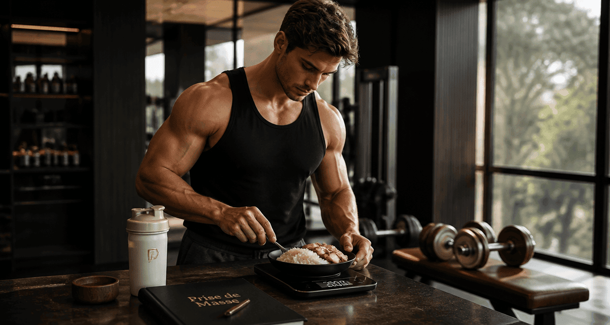 regime de prise de masse jeune homme repas post entrainement