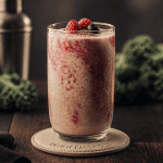 smoothie proteine pour maigrir verre baies chia