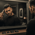 tondeuse cheveux comparaison homme miroir