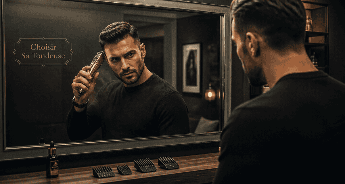 tondeuse cheveux comparaison homme miroir