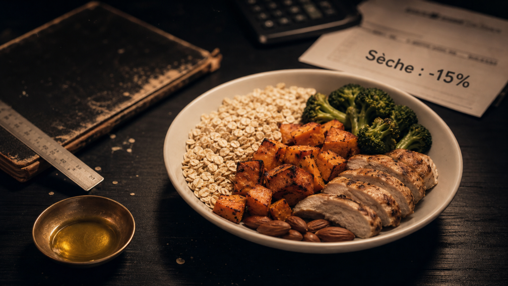 Aliment pour une seche : assiette protéines pour sécher sans perdre de muscle