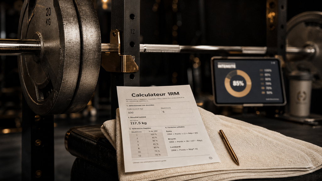 calcul 1rm : 3 méthodes fiables pour estimer votre 1RM