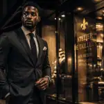 dandysme noir homme élégant costume urbain