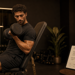 Exercice bicep avec haltere : curl alterné, biceps