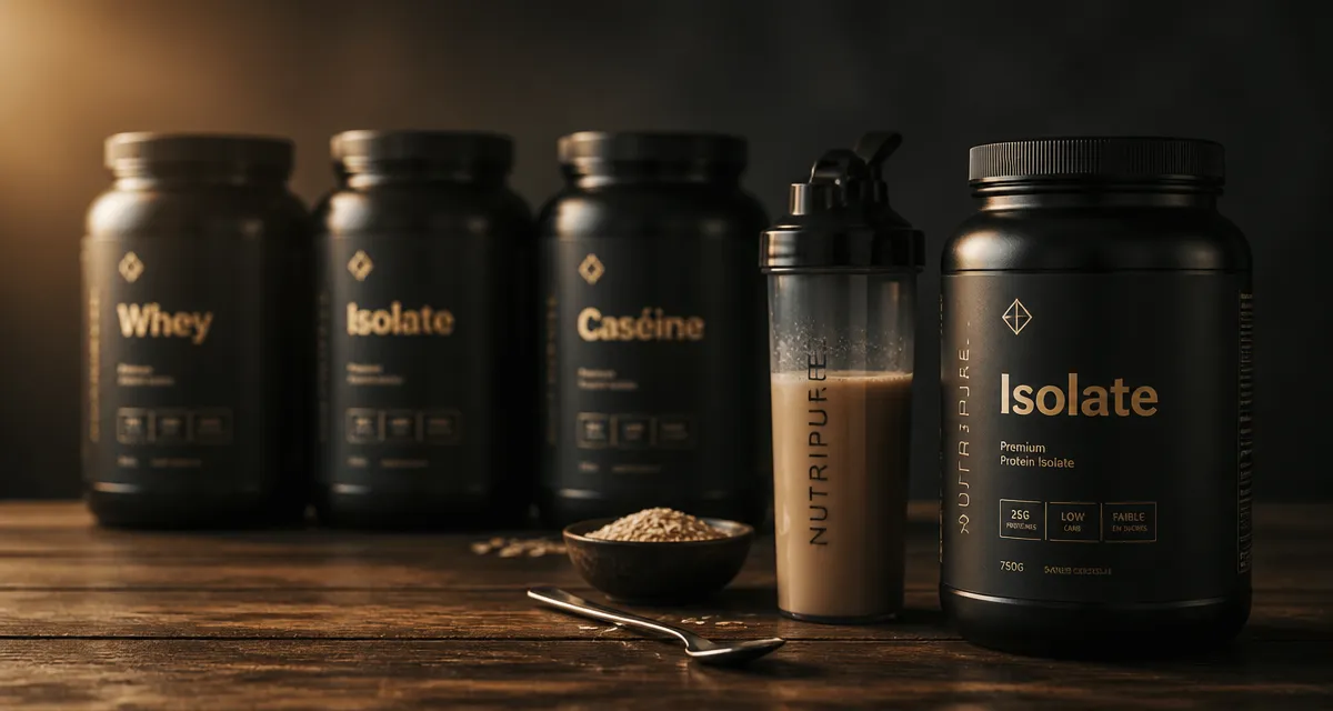 Meilleur proteine prise de masse : whey, isolate, caséine en shaker