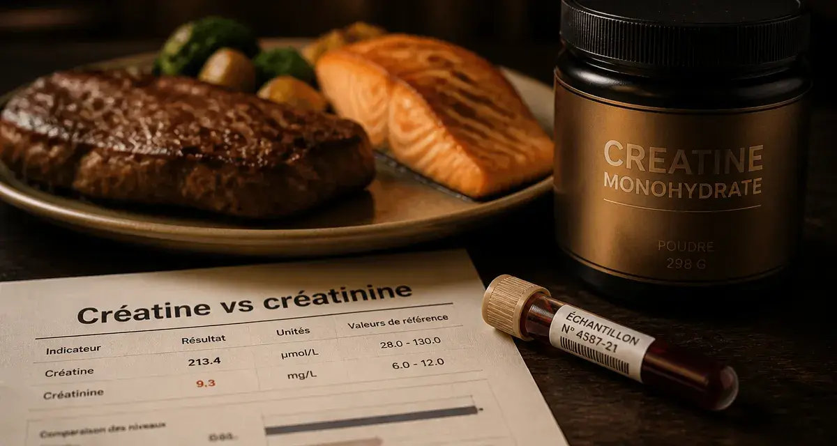 Qu est ce que la creatine : créatine vs créatinine, sang et résultats